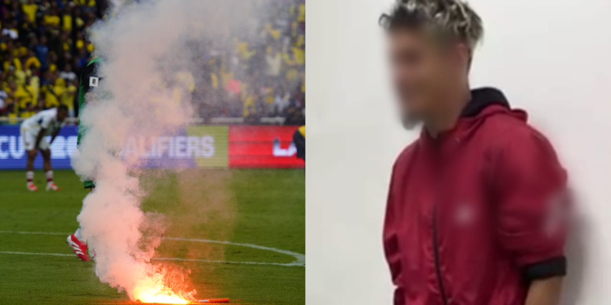 Venezolano que lanzo bengala en el encuentro con Ecuador, fue sentenciado