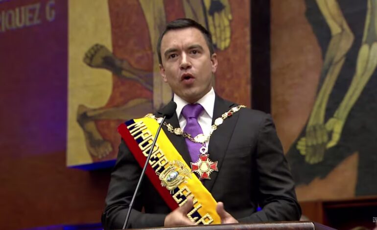  Daniel Noboa: “Esta victoria es del pueblo, porque son parte de este proyecto. Ustedes son mi fuerza y mi motor”