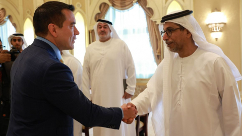 Presidente de Ecuador Daniel Noboa se reúne con Fondo de Desarrollo de Abu Dhabi