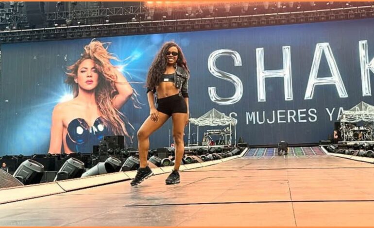 Trabajar con Shakira es todo un reto dice una de sus bailarinas