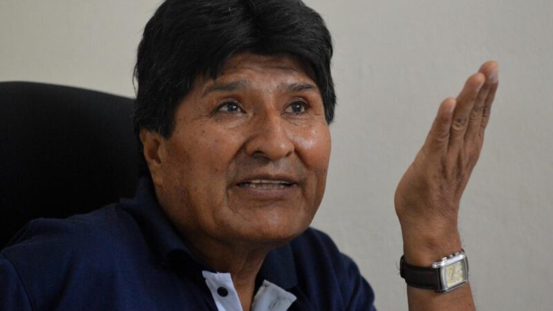 El gobierno de Bolivia está “forzando una guerra civil”, dice el expresidente Evo Morales a la AFP