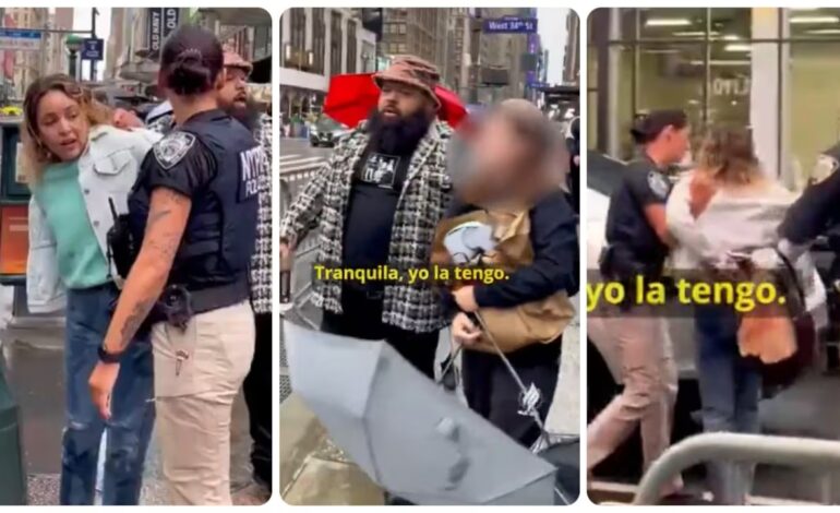 Mujer latina vivió momentos de pánico cuando fue arrestada por error en Times Square frente a su hija de 12 años, “no la puedo dejar sola”