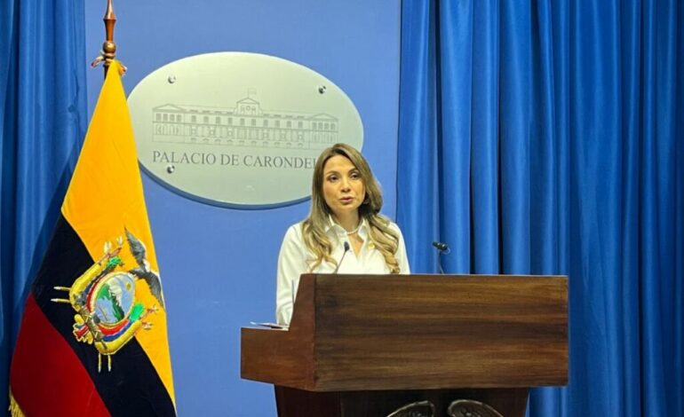 Gobierno de Noboa realiza cuatro anuncios