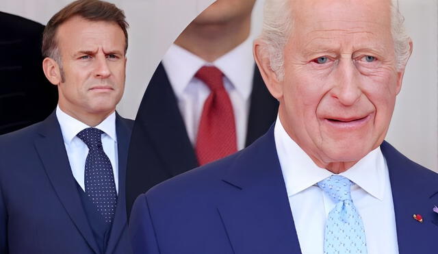 Mal día para Macron: cometió un error con el rey Carlos III después de humillación de su esposa