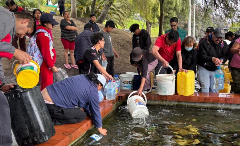 El Sur de Quito continuará sin agua por algunos días más