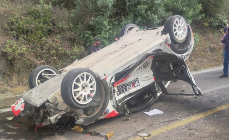  Ambato: Dos muertos y seis heridos tras accidente en competencia de rally