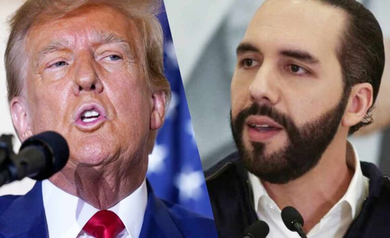 ‘The New York Times’ revela controversial promesa de Trump Nayib Bukele tendría un pacto secreto con la pandilla MS-13.