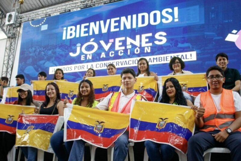 Daniel Noboa anuncia segunda etapa de «Jóvenes en Acción»  700.000 cupos se abren