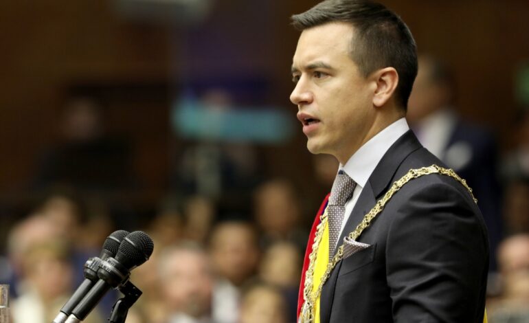 Presidente Daniel Noboa plantea Asamblea Constituyente: estos serían los cambios que propone