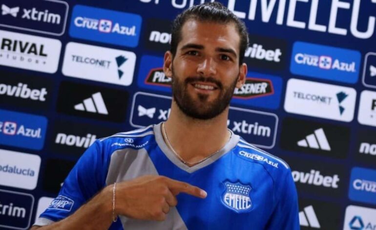 Facundo Castelli es baja en Emelec para el «Clásico del Astillero»