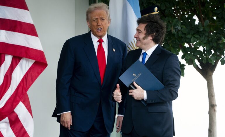 Estados Unidos: Javier Milei se reúne con Trump en la Casa Blanca, habrá un acuerdo histórico entre EE. UU. y Argentina