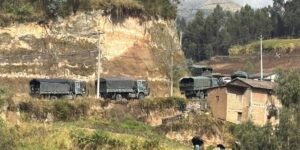 Convoy humanitario fue atacado por manifestantes en su ingreso a Imbabura