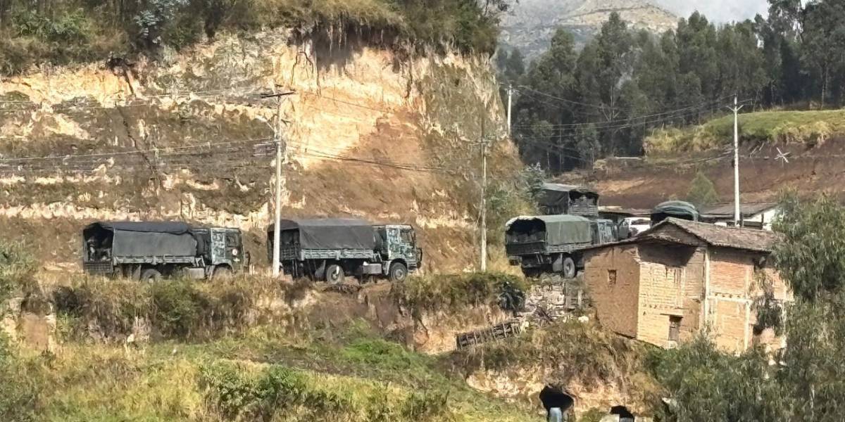 Convoy humanitario fue atacado por manifestantes en su ingreso a Imbabura