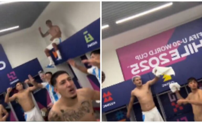  Indignación en Colombia luego del festejo de Argentina Sub 20: grabaron burla contra la Selección cafetera