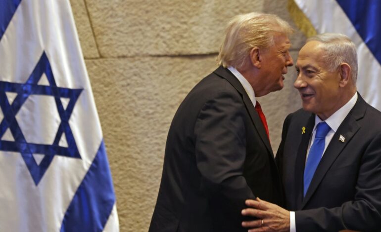 “No solo es el fin de la guerra, es el fin de la era del terror”. Dijo Trump en Israel.El parlamento lo ovacionó.