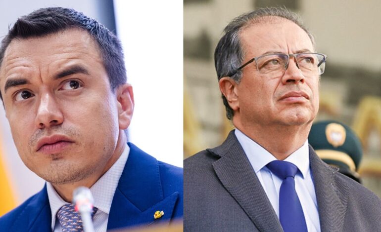 Presidente Noboa se adelantó y mostró cifras a Trump tras impasse con Gustavo Petro