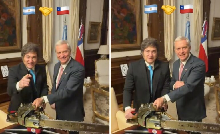 El presidente argentino, Javier Milei, se reunió este martes en Buenos Aires con José Antonio Kast en la primera visita al extranjero de este como mandatario electo de Chile