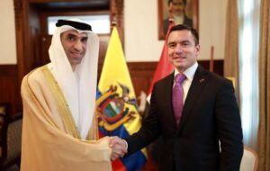Daniel Noboa lideró en Abu Dahbi la apertura oficial de la Embajada de Ecuador en Emiratos Árabes Unidos