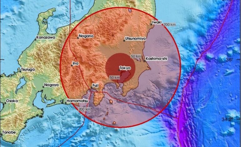 Terremoto potente  en Japón provoca alerta de tsunami