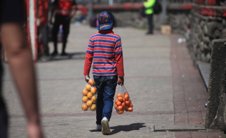Se activo la campaña para frenar la mendicidad y el trabajo infantil durante diciembre
