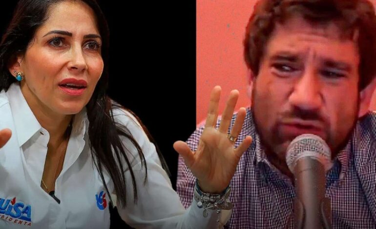 Graves acusaciones entre «correistas» Luisa González y Jacobo García se enfrentaron en redes sociales