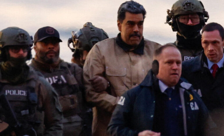 Nicolás Maduro llega al Tribunal Federal de Nueva York: las imágenes del derrocado dictador y su esposa