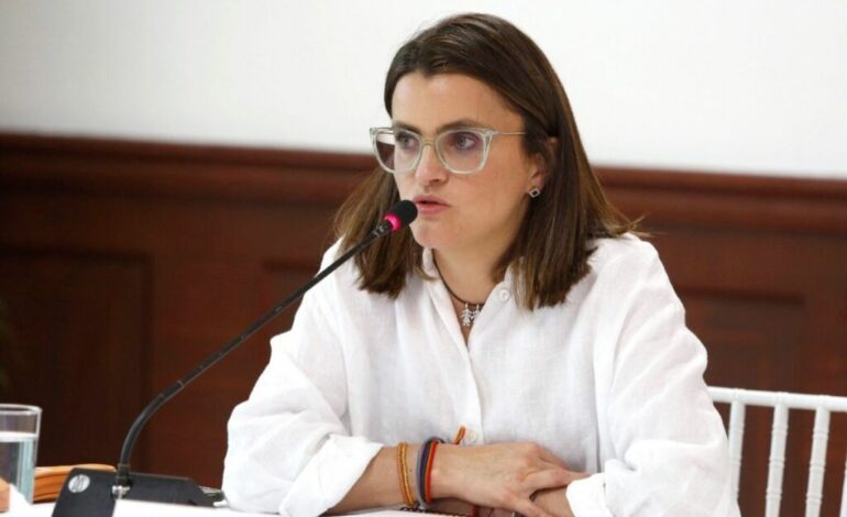 María José Pinto, vicepresidenta de la República, expreso su indignación al observar que hay personas que esperaban por atención