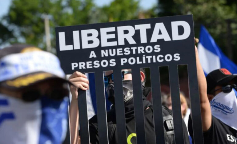  Nicaragua libera a “decenas” de presos políticos tras presión de Estados Unidos