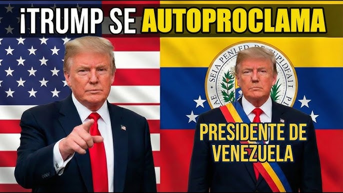  Trump publica una imagen donde se llama a sí mismo “Presidente de Venezuela”