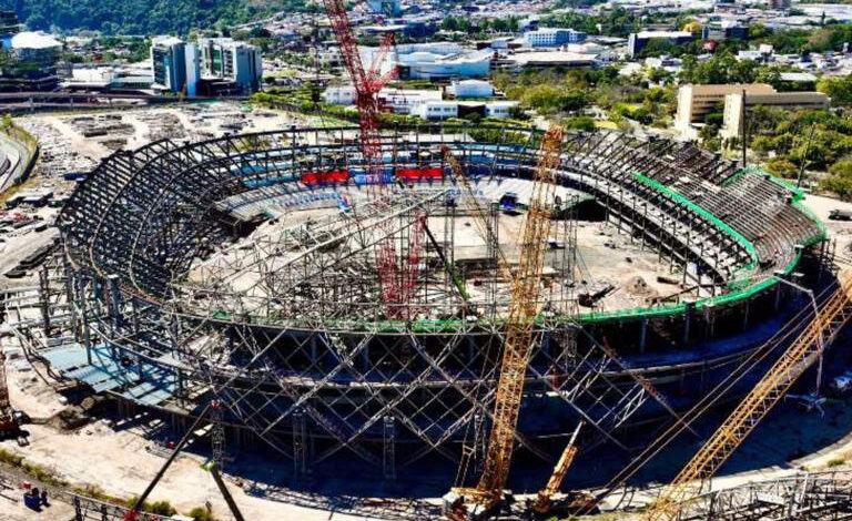 Así se ve la estructura del nuevo estadio más grande de Centroamérica