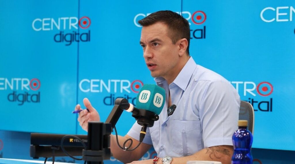 Presidente Noboa: «Vamos a evitar que criminales sean candidatos»