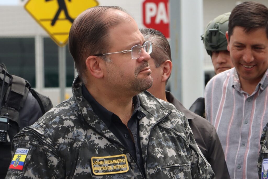 John Reimberg: las muertes violentas se reducen en Ecuador,