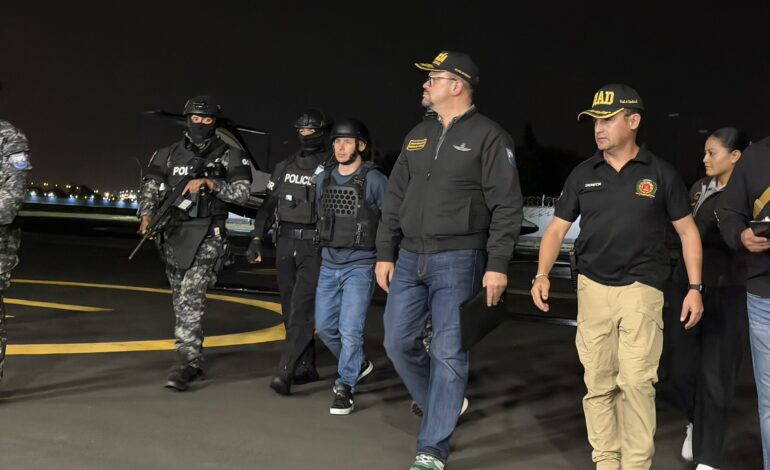 «Lobo Menor» llego a Ecuador y fue trasladado a la cárcel del Encuentro