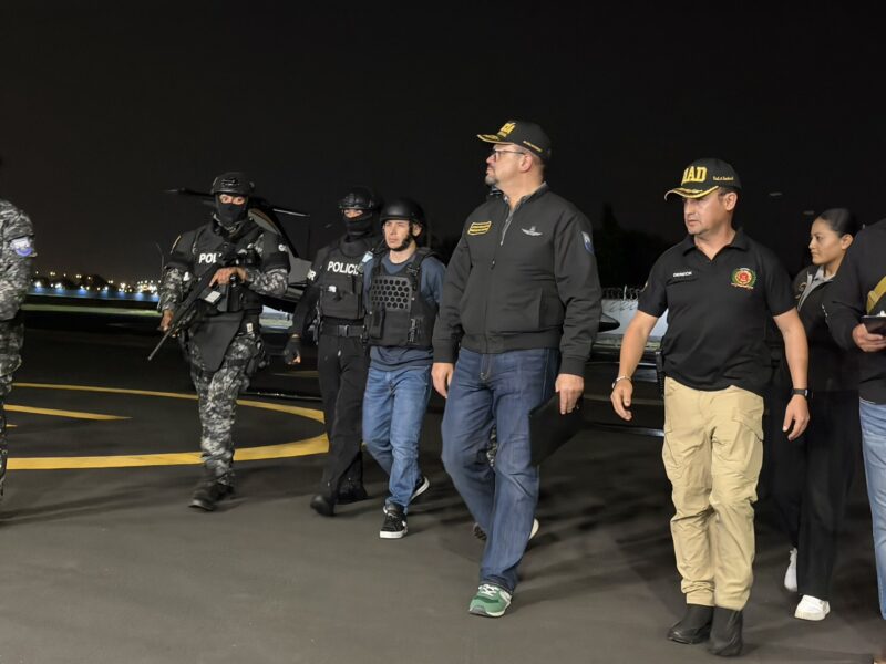 «Lobo Menor» llego a Ecuador y fue trasladado a la cárcel del Encuentro