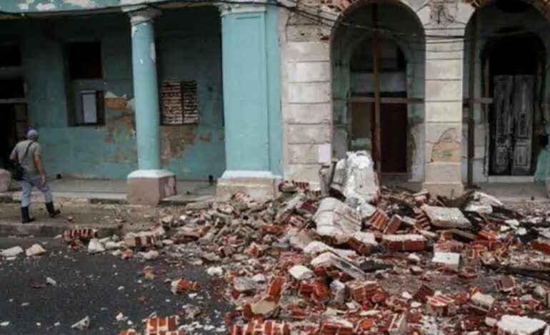 Tras» Cuernos Palos»: sismo de magnitud 6 sacudió Cuba en pleno apagón general