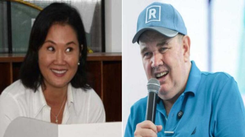 Los derechistas Keiko Fujimori y Rafael López Aliaga encabezan la ajustada pugna para pasar a la segunda vuelta presidencial