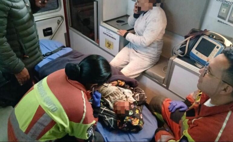 Rescatan a un niño que se perdió en el cerro Ungüí