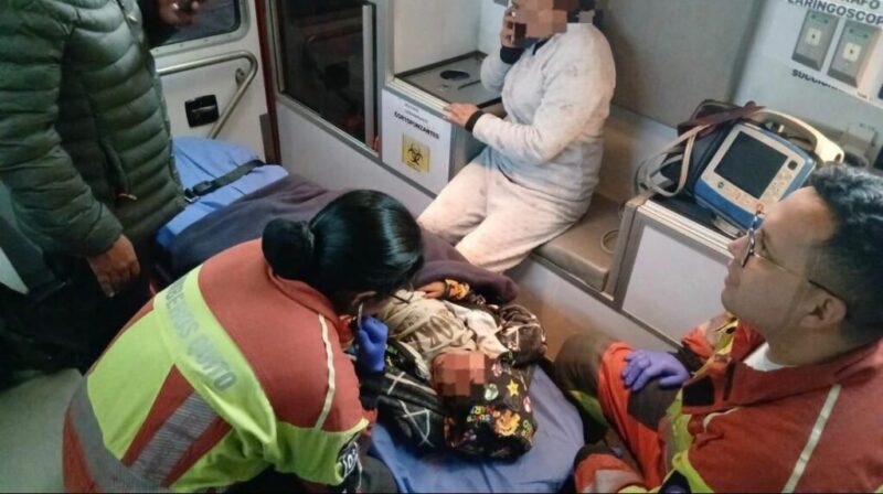 Rescatan a un niño que se perdió en el cerro Ungüí