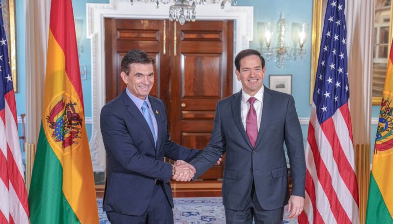 Marco Rubio advierte que EE.UU. no permitirá que el Gobierno de Bolivia sea derrocado