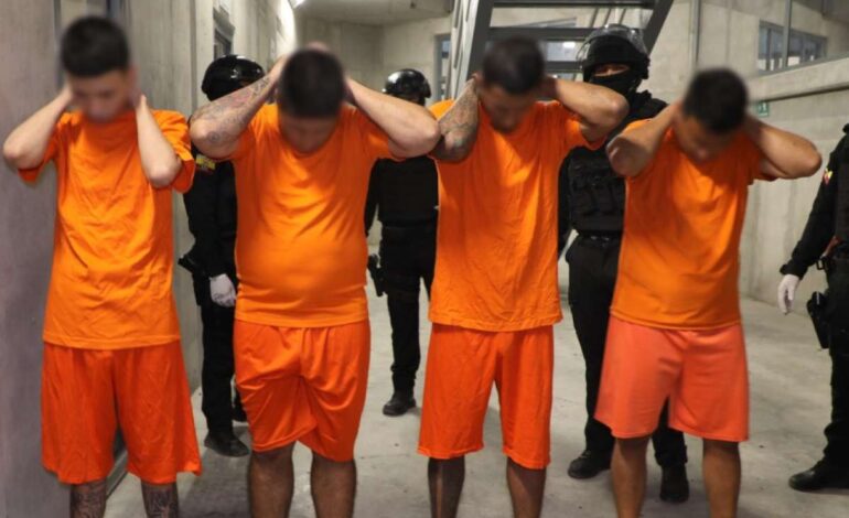  33 cabecillas criminales fueron trasladados a la cárcel del Encuentro