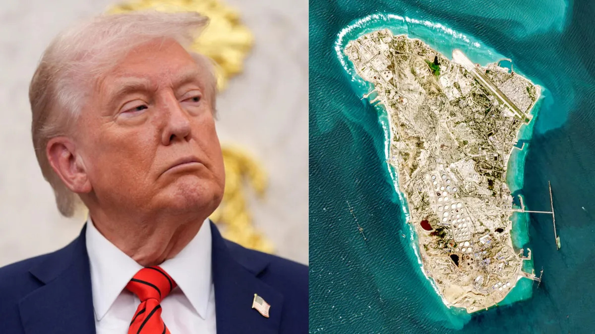 Trump vincula una posible toma de la isla de Kharg a la firma del acuerdo de paz con Irán
