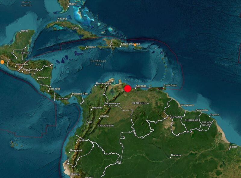 Un terremoto de magnitud 7,1 sacude el centro de Venezuela