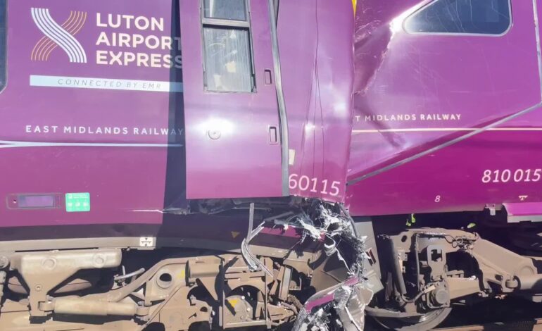 Inglaterra: Dos trenes colisionan cerca de Bedford