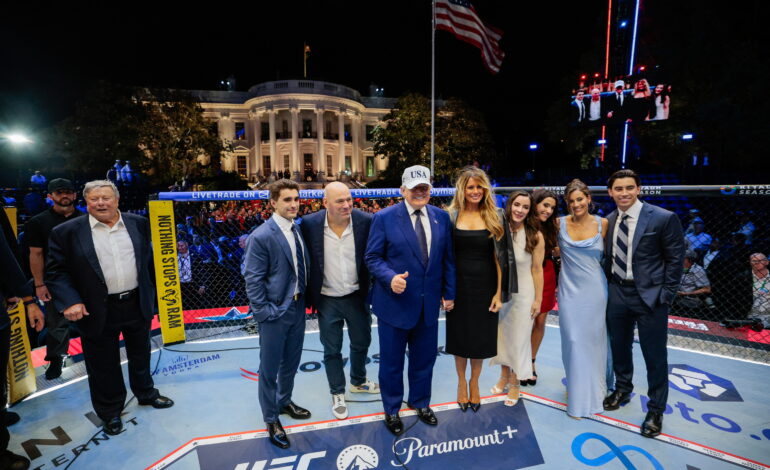 El FBI frustró posible ataque con drones y francotiradores en evento de la UFC para el cumpleaños de Trump