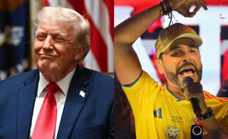 Trump dice que De la Espriella será un “gran presidente” y la relación será “mucho mejor”