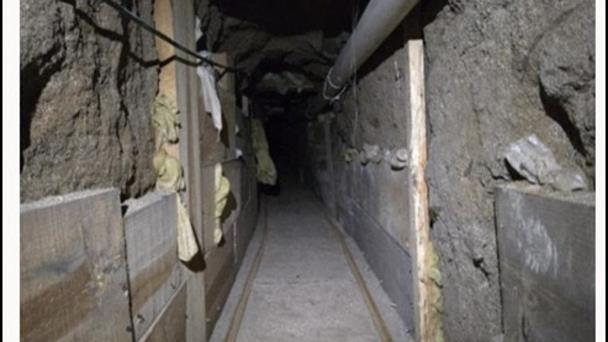  Encuentran túnel para el tráfico de drogas de México a EE.UU.