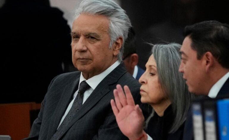 Lenin Moreno está en la Corte Nacional a la espera de la sentencia por el caso Sinohydro