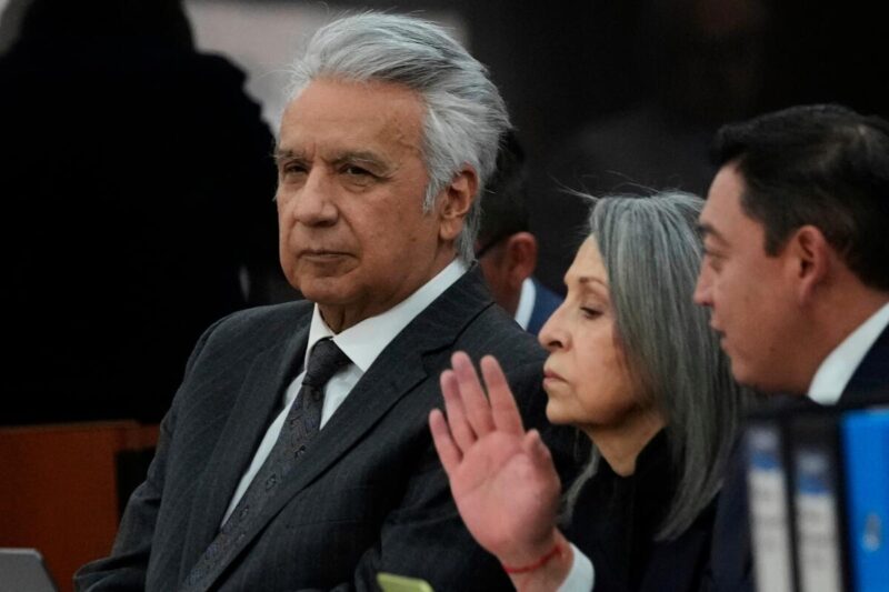 Lenin Moreno está en la Corte Nacional a la espera de la sentencia por el caso Sinohydro