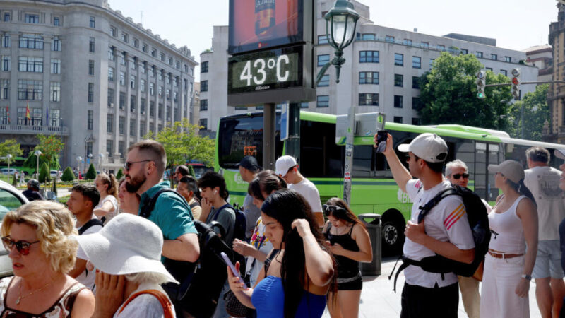 Temperaturas de hasta 43 grados en Francia en el pico de la tercera ola de calor