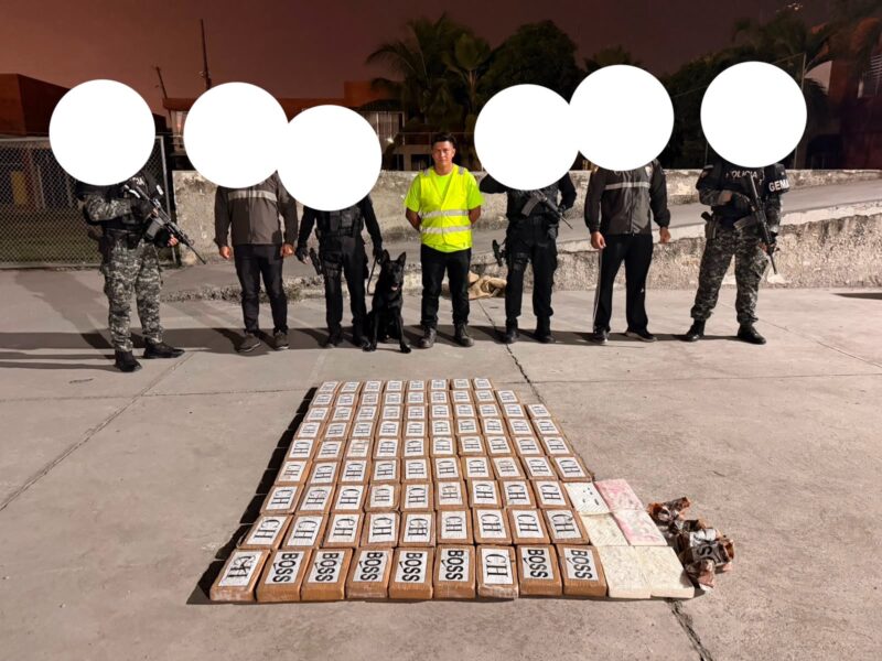 Puerto de Guayaquil: 90 bloques de cocaína incautados por la policía